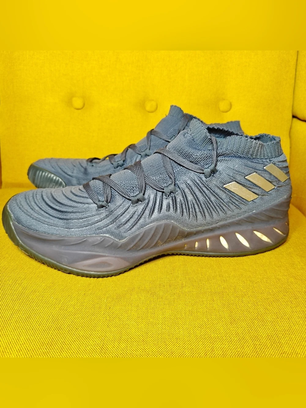 Adidas Crazy Explosive Low PE Ultraboost Basketball Gray Sneaker Mens Shoe Sz 14